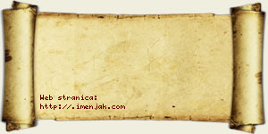 Hana Burmazović vizit kartica